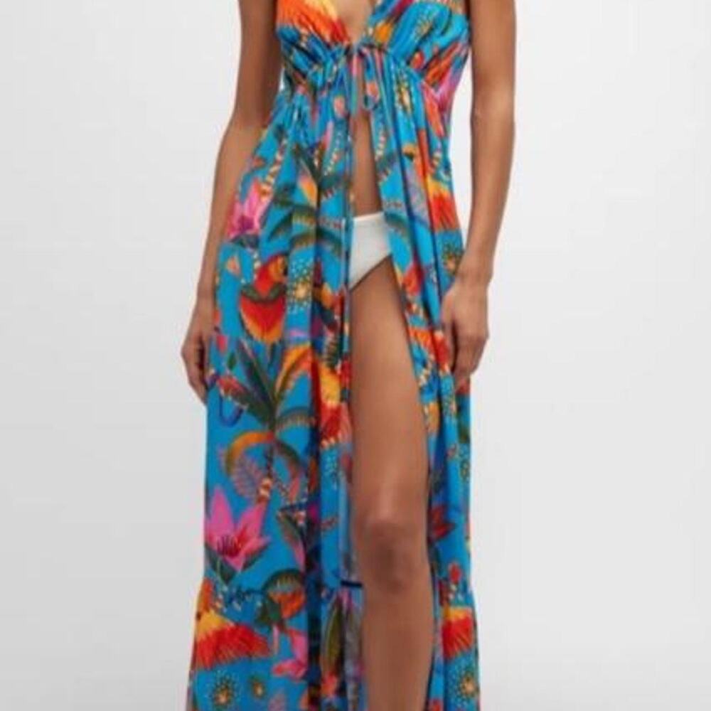 Farm rio multicoloured maxi dress medium